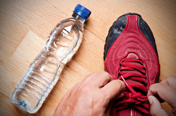 Klaar om te joggen — Stockfoto