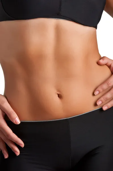 Womans abs — Stock Photo, Image