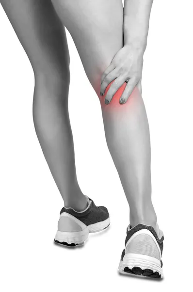 Smärta i benet — Stockfoto