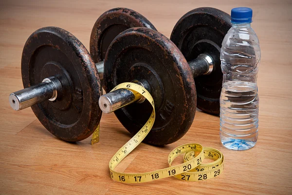 Ejercicio y dieta saludable — Foto de Stock