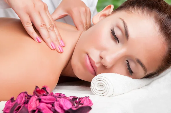 Woman in a Spa — Stock Photo, Image