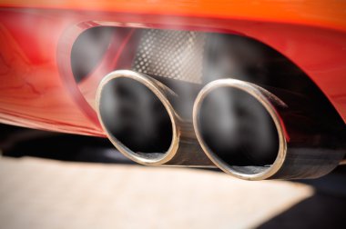 Smoky Exhaust Pipe clipart