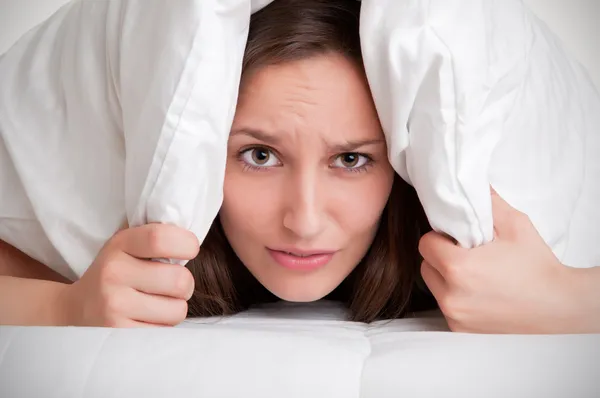 Vrouw wordt wakker — Stockfoto