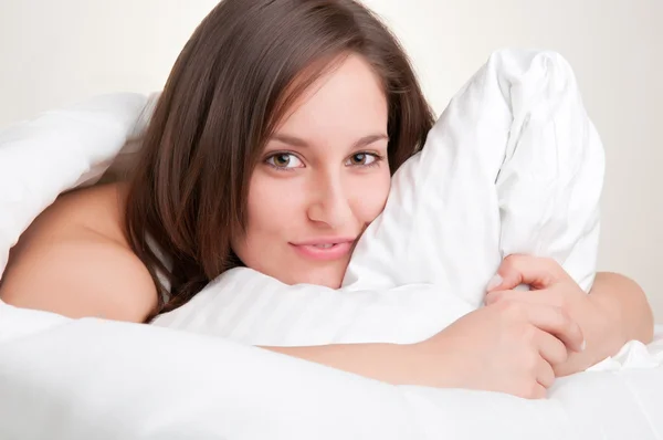 Woman in Bed — Stock Photo, Image