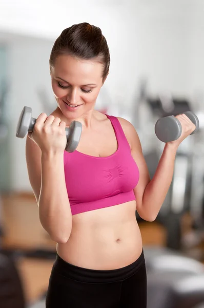 Woman Working Out — Stock Photo, Image