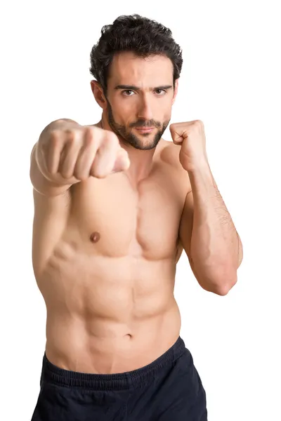 Man Ready to Fight — Stock Photo, Image