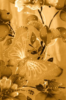 kumaş dokulu çiçek batik arka plan