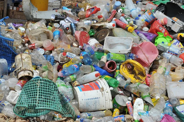 Bir depolama plastik çöp Telifsiz Stok Imajlar