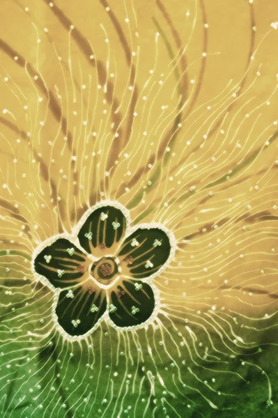 Fleur Batik fond — Photo