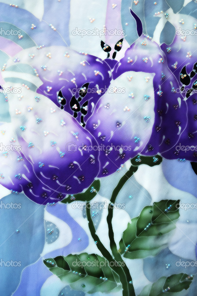 Flower Batik Background
