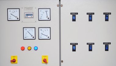 etkin yüksek gerilim elektrik paneli ölçer