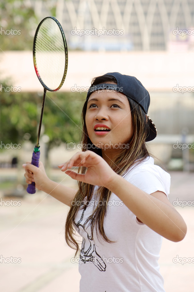 Badminton girl