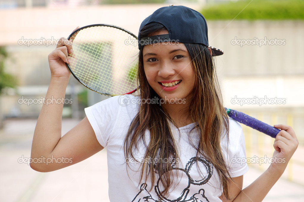 Badminton girl