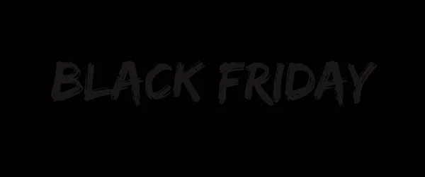 Большой Баннер Распродаже Черную Пятницу Серыми Буквами Написанными Мелом Черном — стоковое фото