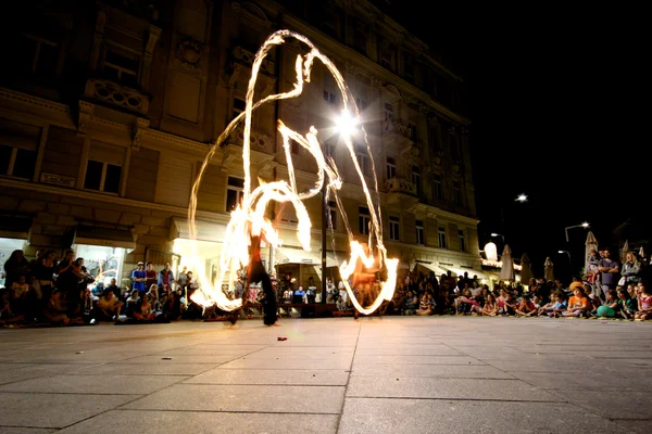 Fire ring — Stock Photo, Image