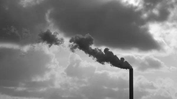 Cloud Machine Industry Smoke Pipe Amsterdam Κάτω Χώρες 2021 — Φωτογραφία Αρχείου