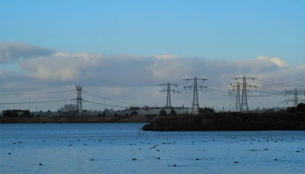 Molino Viento Industria Amsterdam Los Países Bajos Amsterdam — Foto de Stock