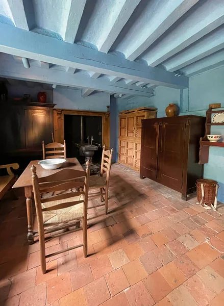 Interior Typical Old Dutch Village House Netherlands — Foto de Stock
