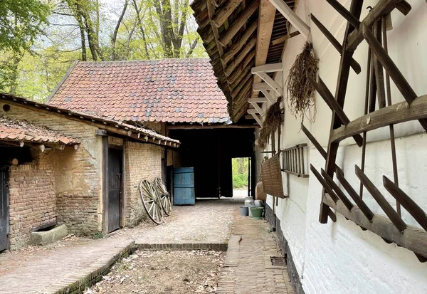 Intérieur Une Vieille Maison Village Typiquement Hollandaise Aux Pays Bas — Photo