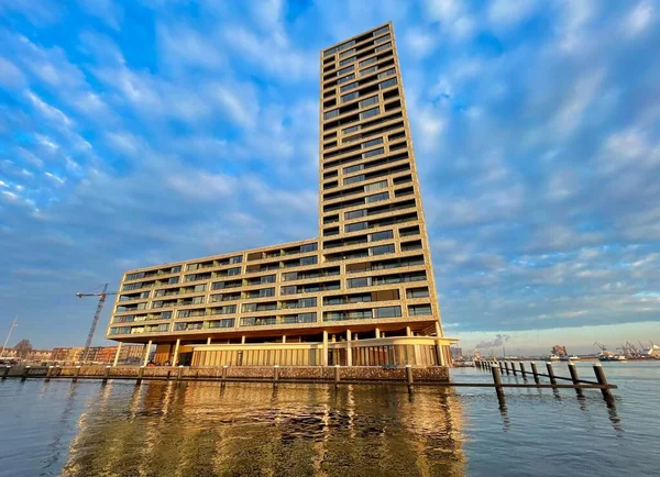 Das Tor Von Amsterdam Apartments Der Nähe Des Sees Den — Stockfoto