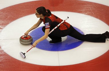 Kadınlar Kanada curling lisa weagle yüzük