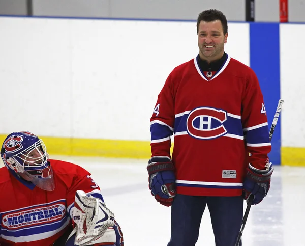 NHL hokey stephane daha zengin gülümsüyor — Stok fotoğraf