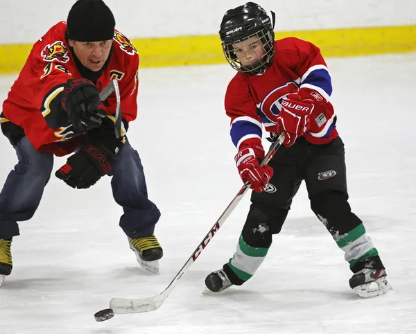 NHL Jégkorong theo fleury segít a játékos Jogdíjmentes Stock Képek