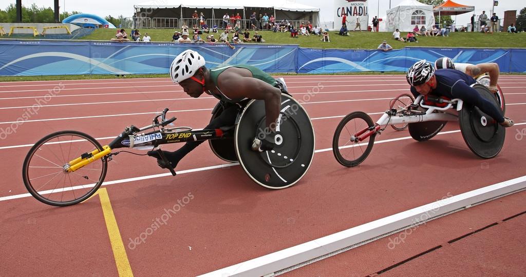 Wheelchair athletes race canada Stock Editorial Photo © jamieroach