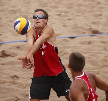 Letonya plaj voleybolu adam topu