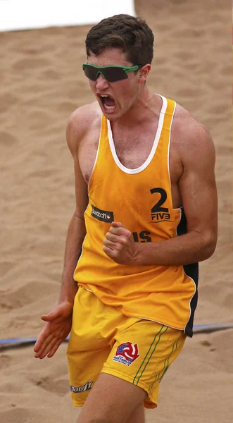 Beachvolleybal man Australië — Stockfoto