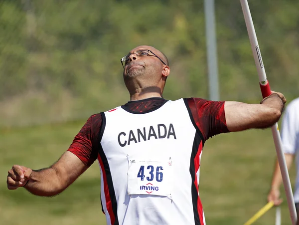 Javelin Canadá tiro del hombre —  Fotos de Stock