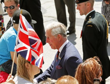 Prince Charles Union Jack Saint John clipart