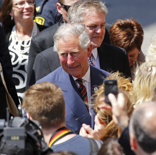 Prince Charles Walkabout Saint John — Stock Image Prince Charles Walkabout Saint John Stock Photo