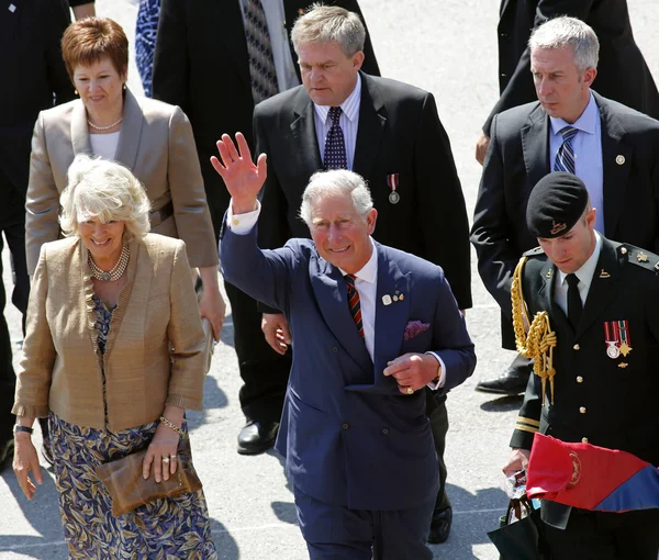 Prince Charles Waves Saint John — Stock Image Prince Charles Waves Saint John Royalty Free Stock Photos