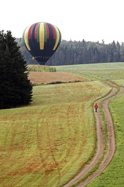 Kolorowy balon ziemi — Zdjęcie stockowe