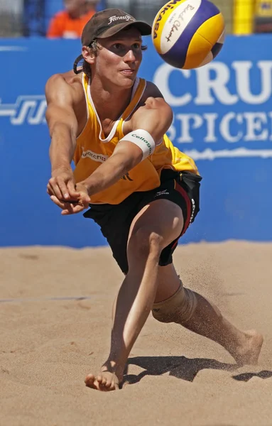 Beach volley ballon allemand — Photo