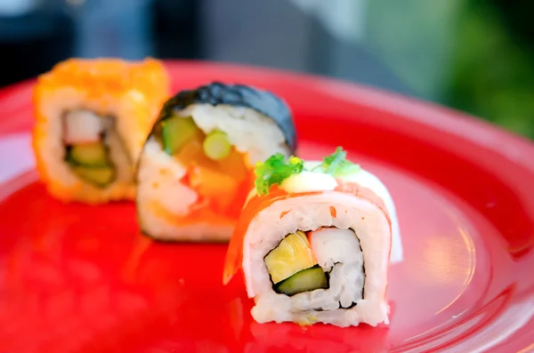 Rotoli di sushi — Foto Stock