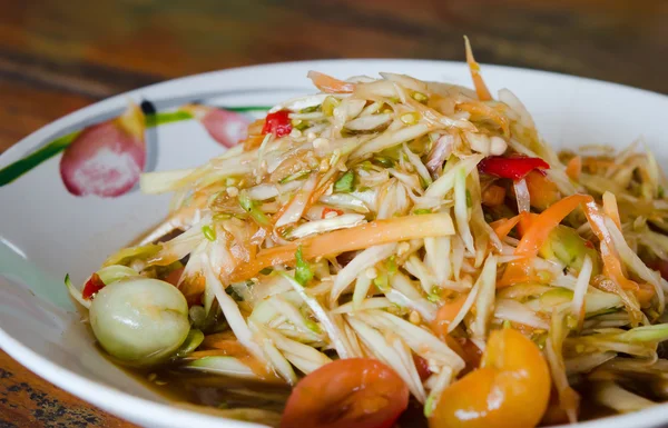 Insalata di papaia — Foto Stock