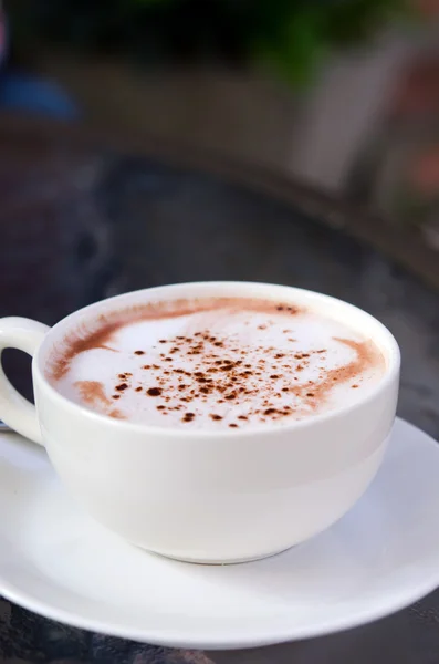 Sıcak cappuccino — Stok fotoğraf