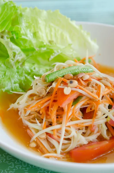 Salada picante tailandesa — Fotografia de Stock