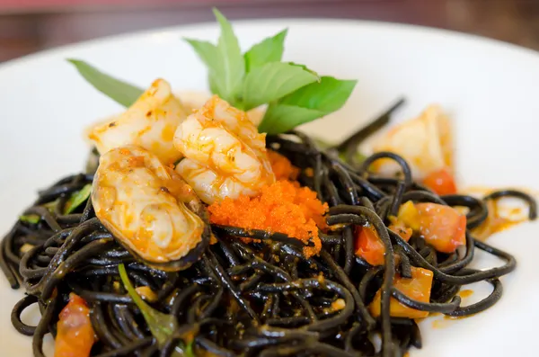 Spaghetti seafood — Stock Photo, Image