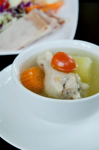 Sopa de pollo —  Fotos de Stock