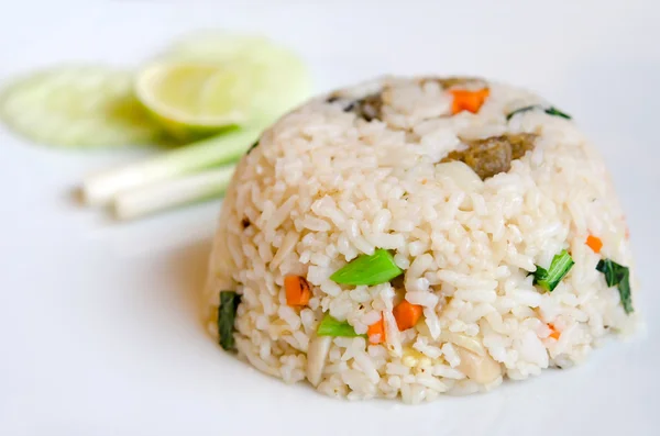 Close up arroz cozido misto — Fotografia de Stock