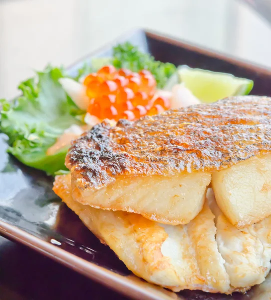 Grilled cod fish — Stock Photo, Image
