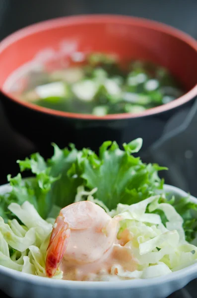 Shrimp salad — Stock Photo, Image