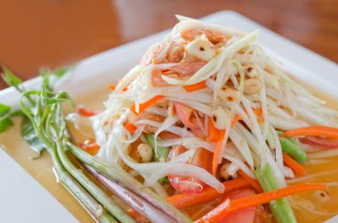 Özel papaya salatası