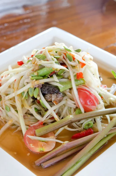 Kryddig mat i thailand — Stockfoto