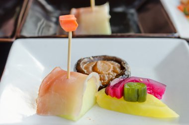 Deniz ürünleri ve kavun