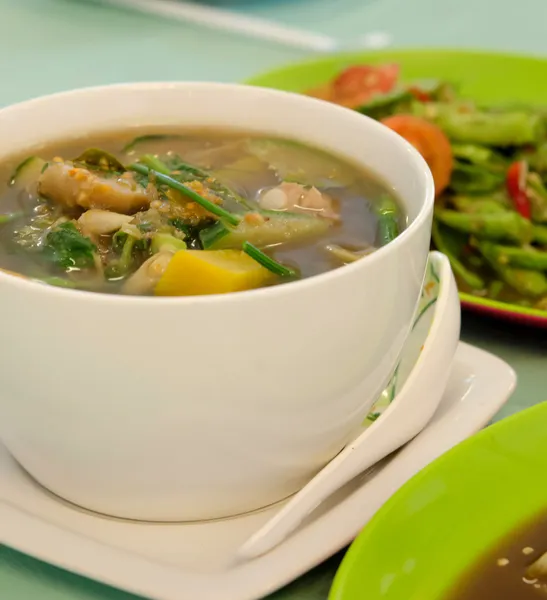 Sup dalam mangkuk — Stok Foto