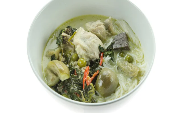 Azjatycki zielonym curry — Zdjęcie stockowe